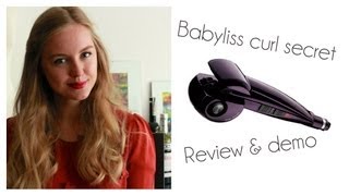 Babyliss Curl secret  Review amp demo  StyleplaygroundTV [upl. by Anilecram679]