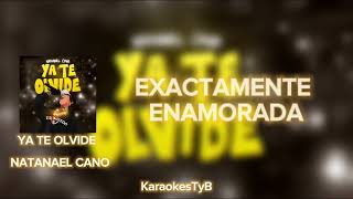 YA TE OLVIDE KARAOKE  NATANAEL CANO [upl. by Adniralc]