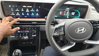 New Hyundai Creta SX 2024  Infotainment System Features And Setting  Creta SX Touchscreen Features [upl. by Llemej]