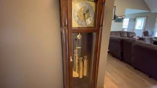 1986 Ridgeway Grandfather Clock  In Depth [upl. by Haimerej]