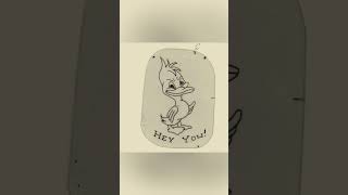 1950’s Painless Nell acetate stencil  “Hey You” Duck tattoo  San Diego Ca [upl. by Elyrad671]