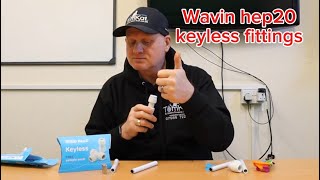 Wavin hep20 new keyless fittings system hep20 plumbing [upl. by Nilknarf98]