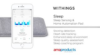 Amaproducts Withings Sleep Analyzer — Get medical grade sleep apnea detection [upl. by Barb]