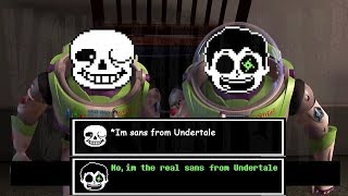 bad post Megalovania but nogla thought he was sans from Undertale FLP [upl. by Enelym]