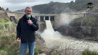 Barrage de grangent j8 après le débordement de la Loire [upl. by Elleinnad]