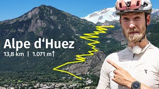 Härtester Anstieg  Tour de France Selbstversuch Alpe d’Huez 2024 [upl. by Efthim333]