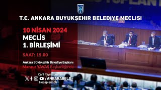 10 NİSAN 2024 MECLİS 1 BİRLEŞİMİ [upl. by Laubin159]