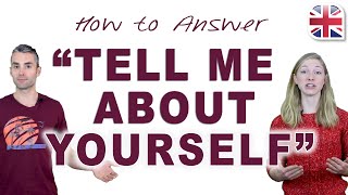 How to Answer Tell Me About Yourself  Spoken English Lesson [upl. by Obla]