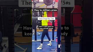 How to military press howtomilitarypress shouldersworkout shoulderworkoutatgym womensworkout [upl. by Hardigg]