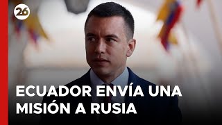 Tras el castigo de Putin Ecuador envía una misión a Rusia [upl. by Kciredorb]