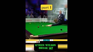 kyren wilson 147 part 1 snookergame 8ballpool club snooker [upl. by Nosde]