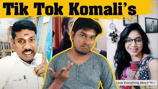 Tik Tok Komalis  மயில் தொண்டையா   Vj Parvathy GP Muthu Gayathri Shan Tamil Tik Tok Comedy [upl. by Neeuq]