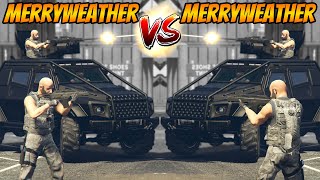 calling Merryweather to fight Merryweather GTA Online [upl. by Georges434]