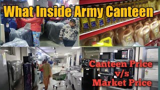 Army Canteen ll Army Canteen se kya kya milta hai ll Army Canteen Price Comparison jiyanshmomvlogs [upl. by Nonahs]