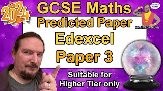 Edexcel GCSE Maths  Predicted Paper 3  June 2024  Higher Tier [upl. by Prentiss]