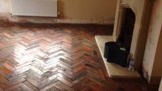 Parquet flooring Restoration in Cheshire by WoodfloorRenovations [upl. by Ennayelsel]