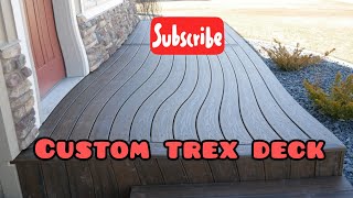 TREX DECKING INSTALLATION VIDEO [upl. by Enrobso]