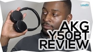 AKG Y50BT Bluetooth Headphones Review  Are they worth it [upl. by Noe]