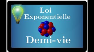 Loi exponentielle et désintégration radioactive  Demivie  exercice Type BAC 💡💡💡 [upl. by Hadihahs]