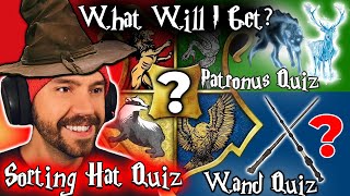 I GOT WHAT  Harry Potter Sorting HatWandPatronus Quiz [upl. by Witte126]