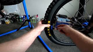 topping up tubeless tyre sealant [upl. by Anirehc]