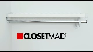 ClosetMaid ExpressShelf™  How to Cut Ventilated Shelf For WalltoOpen Install [upl. by Estas]