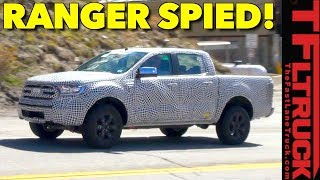 2019 Ford Ranger Crew Cab Prototype Spied in the Wild [upl. by Richmal]