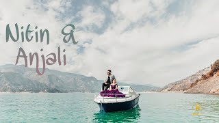 BEST PREWEDDING SHOOT 2024  NITIN amp ANJALI  RISHIKESH  TEHRI DAM  APNA BANA LE PIYA  PERFECT [upl. by Fayina733]