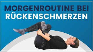 5 Minuten Morgenroutine bei Rückenschmerzen [upl. by Maxey]