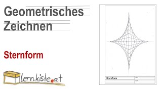 Geometrisches Zeichnen  Sternform [upl. by Norven235]