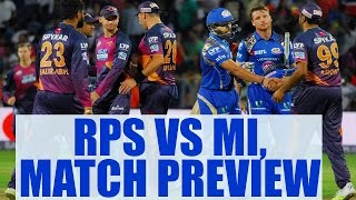 IPL 2017 RPS vs MI 28th Match Preview amp Prediction  वनइंडिया हिन्दी [upl. by Assirual]