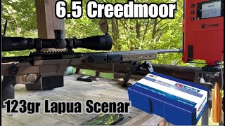 65 Creedmoor 123gr Lapua Scenar [upl. by Gillman]