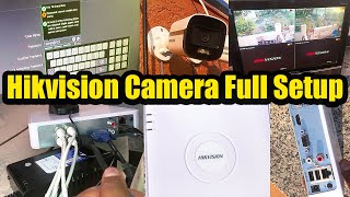 HIKVISION Best CCTV Camera for Home  HIKVISION CCTV Installation amp Configuration Process Full Setup [upl. by Gert]