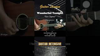 Wonderful Tonight  Eric Clapton  EASY Guitar Tutorial  Chords  Guitar Lessons guitarhowto [upl. by Eelytsirk]