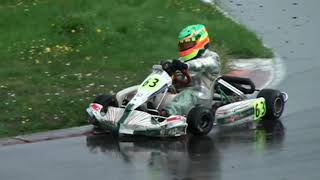 George Russell in Mini Max at Formula Kart Stars  August 2010 [upl. by Nessi]