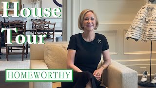 HOUSE TOUR  A Chic Houston Home with an Incredible Art Collection [upl. by Rycca]