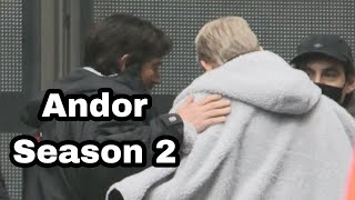 Andor Season 2 Filming with Cassian Andor and Luthan Rael Andor StarWars Disney [upl. by Ploch266]