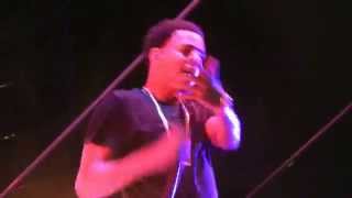 J Cole live at SunFest 2014  She Knows [upl. by Yelats]