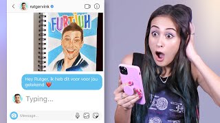 IK TEKEN BEKENDE YOUTUBERS EN STUUR DM VIA NEP ACCOUNT het werkt  Fan Friday [upl. by Collins320]