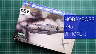 HobbyBoss 148 Messerschmitt Bf 109E3 81791 Review [upl. by Adnyl]