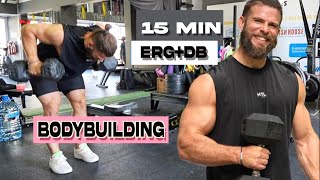 UPPER BODY GARAGE GYM BODYBUILDING CARDIO Follow Along Workout DAY 13 [upl. by Woodsum441]