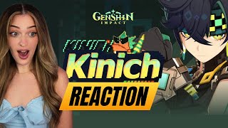 Character Trailer  quotKinich Fiery Pursuitquot REACTION  Genshin Impact [upl. by Ggerk]