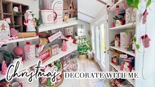 CHRISTMAS DECORATE WITH ME  PART 2  CHRISTMAS KITCHEN amp DINING ROOM  CHARLOTTE GROVE FARMHOUSE [upl. by Ahsii]