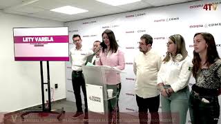 Conferencia de Prensa Morena CDMX [upl. by Anaujahs]