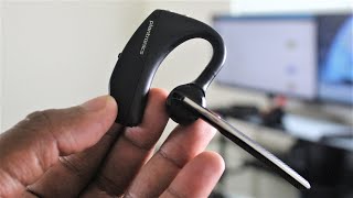 Plantronics Voyager 5220 5200 Headset Review  Work From Home Mic Tests [upl. by Darline]