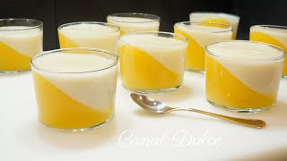 POSTRE CREMOSO DE NARANJA EN 5 MINUTOS SIN HORNO [upl. by Ithsav]