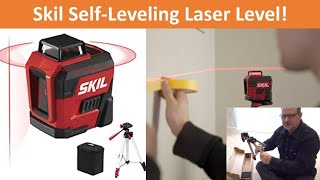 SelfLeveling Laser Level Unboxing amp Quick Setup  SKIL 65ft 360 Degrees Cross Line  LL932201 [upl. by Daniyal]