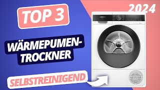 Die BESTEN SELBSTREINIGENDEN WÄRMEPUMPENTROCKNER 2024  TOP 3 Trockner im VERGLEICH [upl. by Ecirtnahs409]