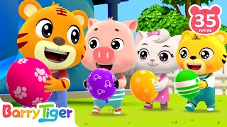 Let’s Play with Balloons 🎈  Best Balloon Song for Kids  Kids Songs amp Nursery Rhymes by BarryTiger [upl. by Shelia]