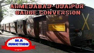 AhmedabadUdaipur Gauge Conversion Part 1 [upl. by Bullen]